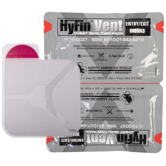 HYFIN VENT CHEST SEAL TWIN PACK Standard | Entry/ Exit Wound