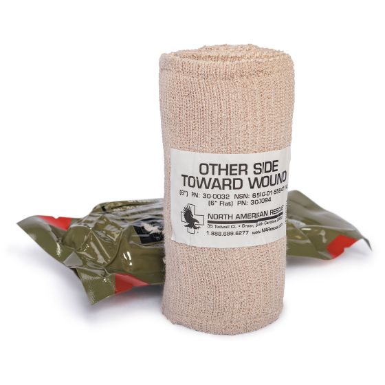 6” Emergency Trauma Dressing (ETD) | Compact Pressure Bandage for Bleeding Control