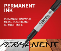 Sharpie Permanent Marker Fine Tip | Standard Size Precise Marking