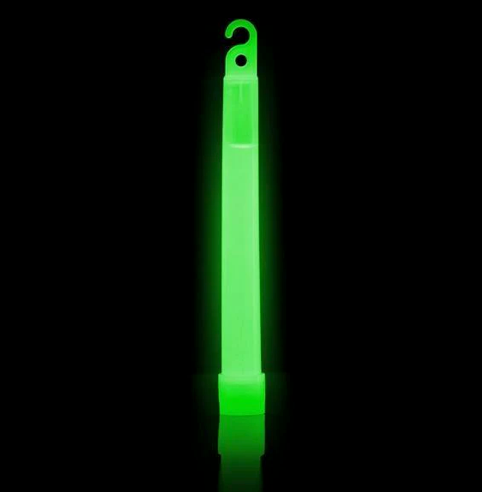 CYALUME GREEN 6 INCH GLOW IN THE DARK CHEMICAL LIGHT STICK 12 HR LIGHT