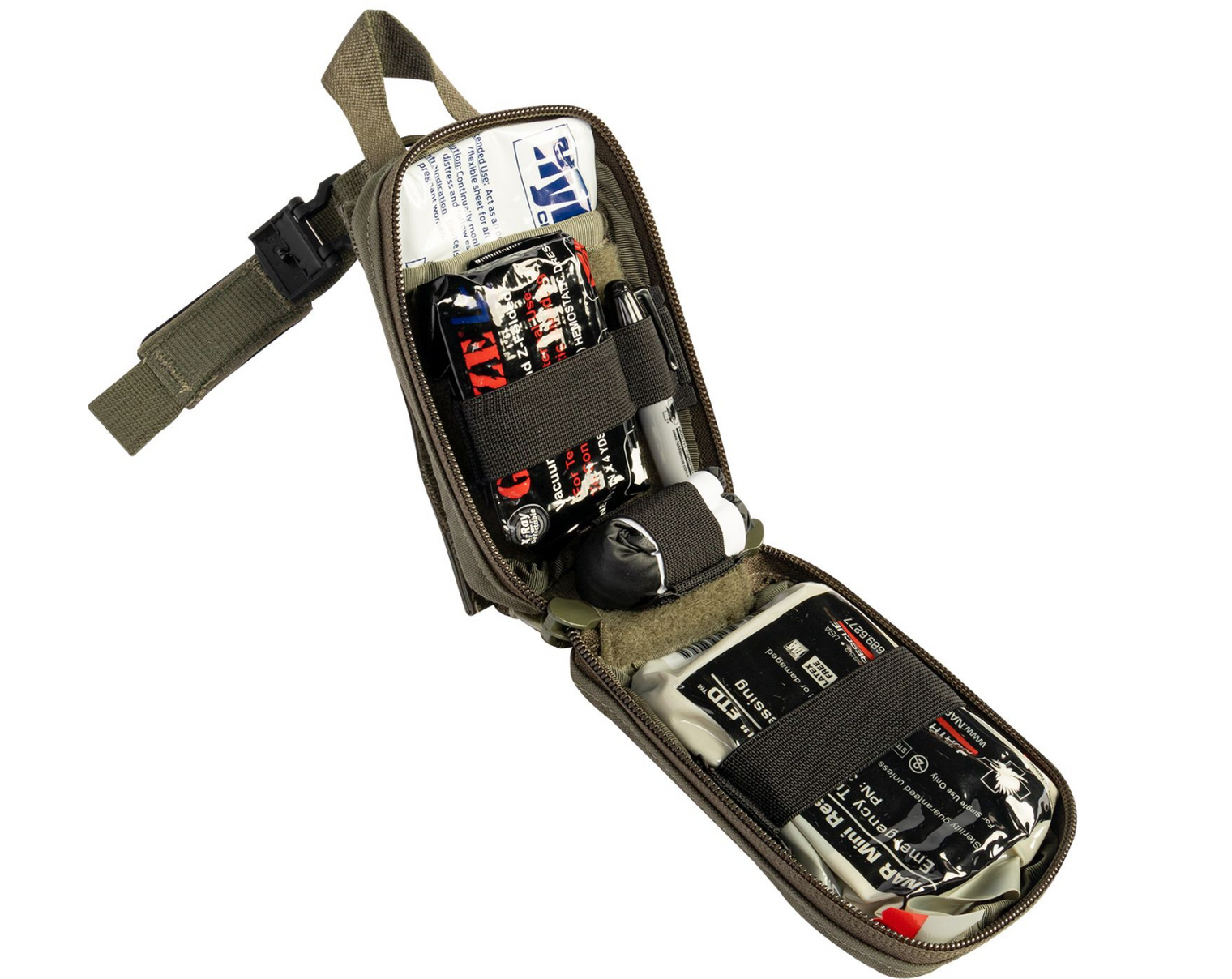 Enhanced Trauma Aid Kit (ETAK) | MOLLE First Aid Pouch – Bag Only or UMG Loadout Option