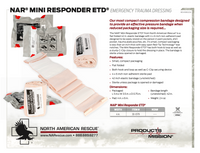 NAR Mini Responder 4 in. ETD (Emergency Trauma Dressing)